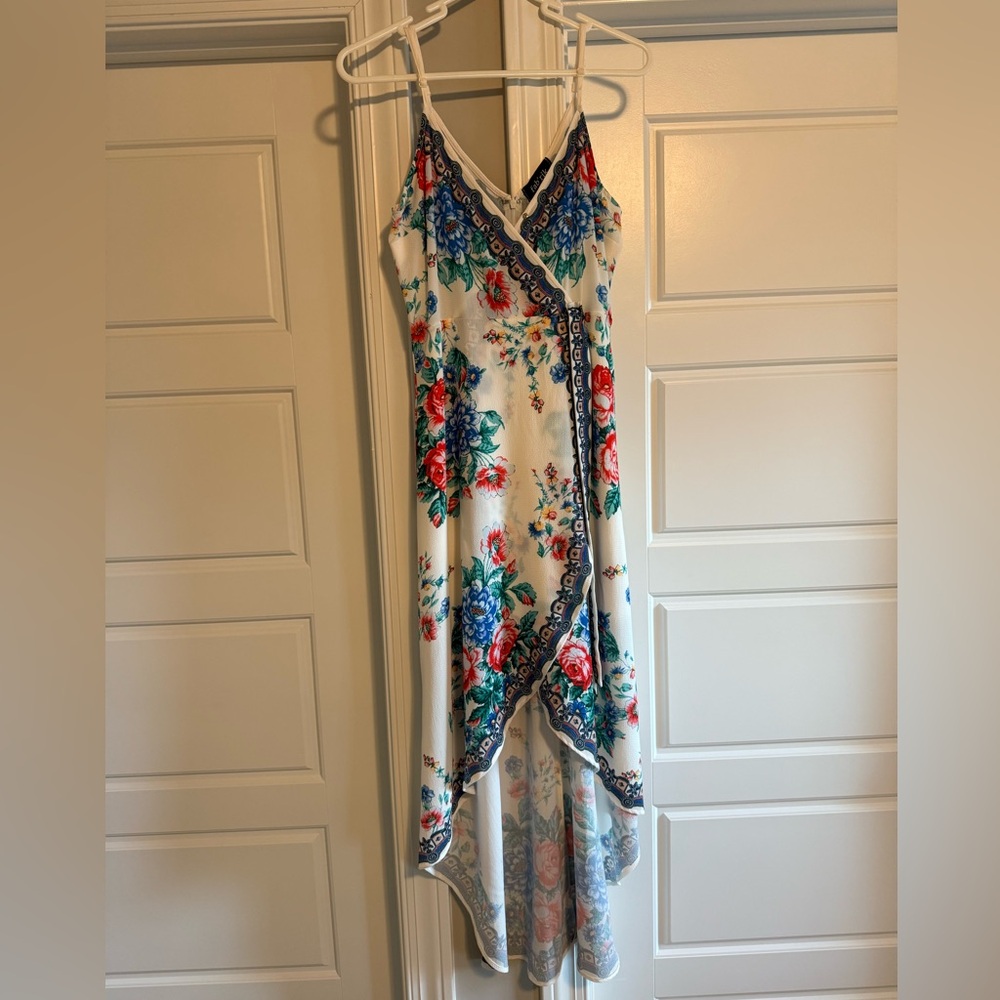 fab'rik High Low Floral Dress w/ Slit